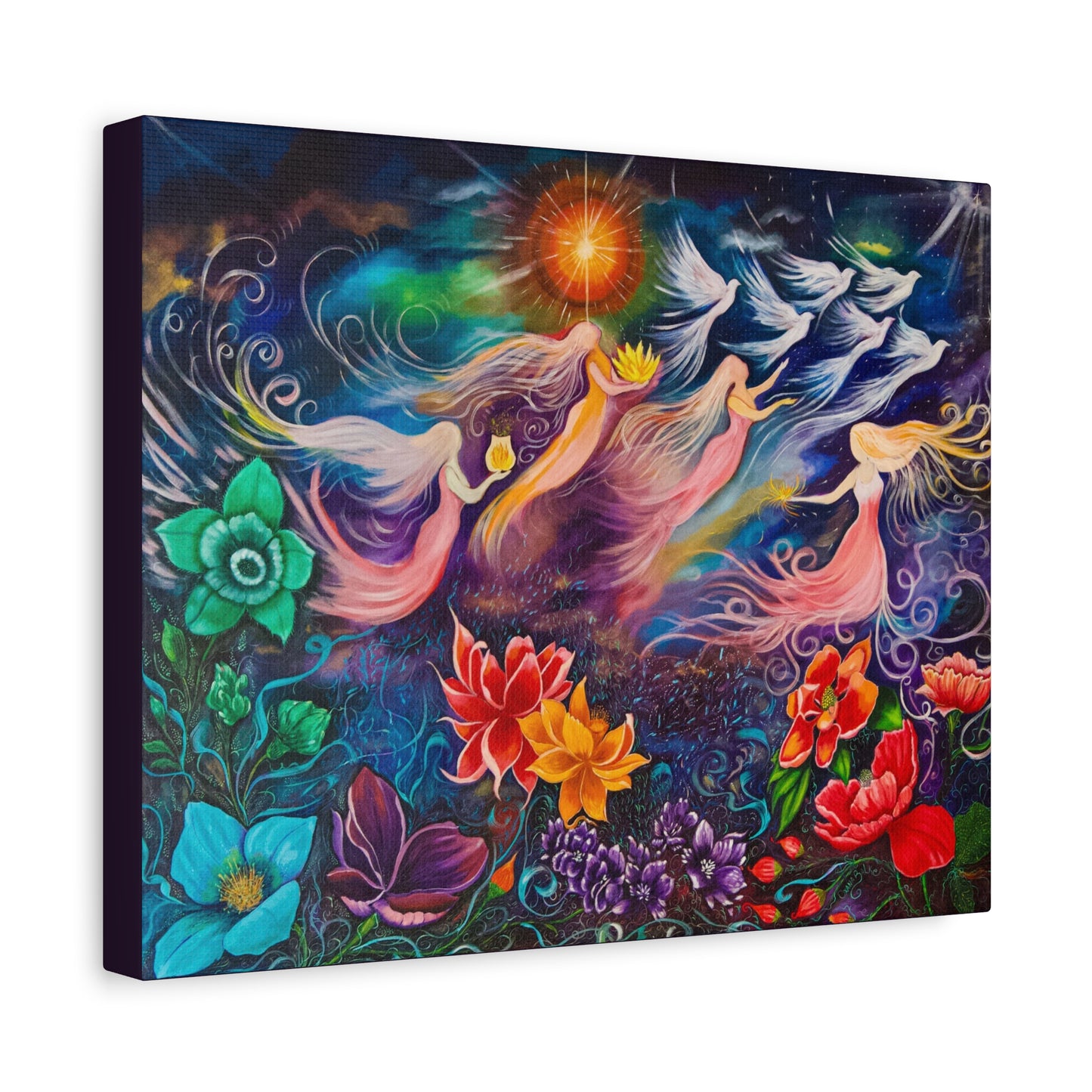 Canvas Print — She Who Carries the Sun
