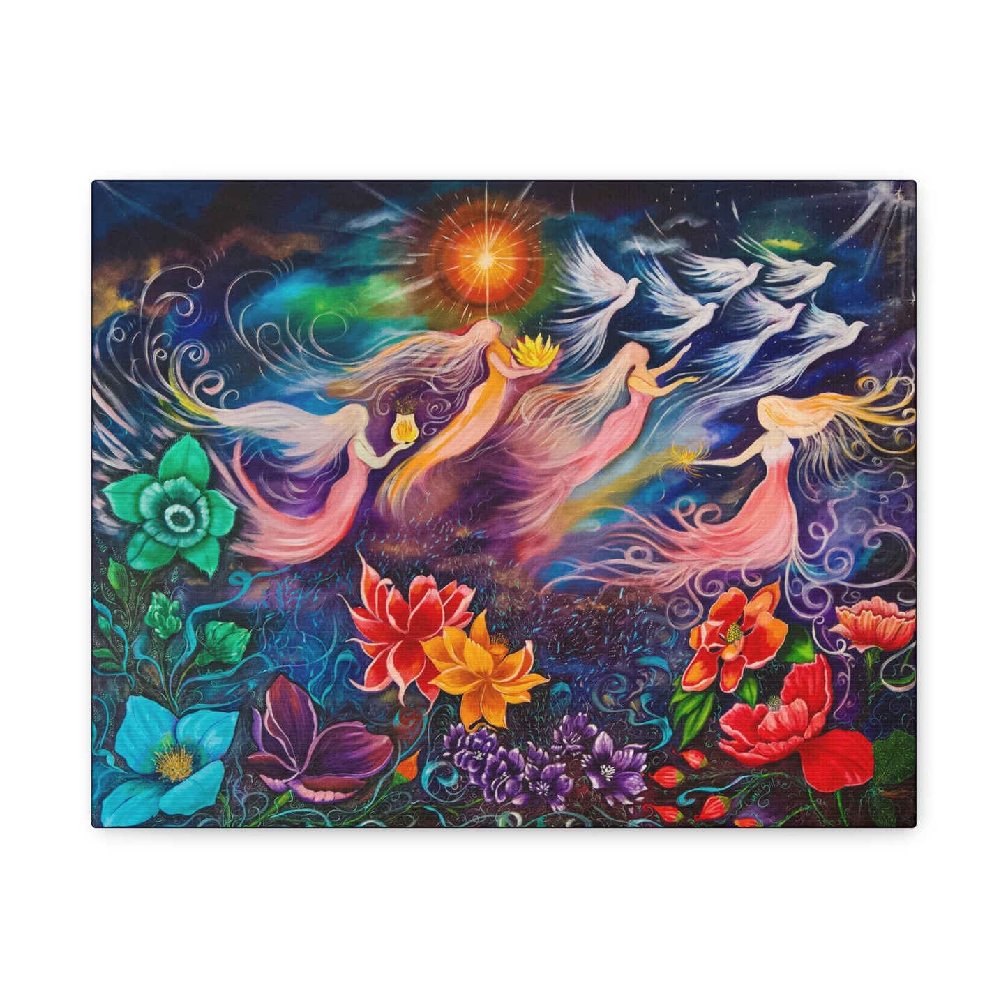 Canvas Print — She Who Carries the Sun