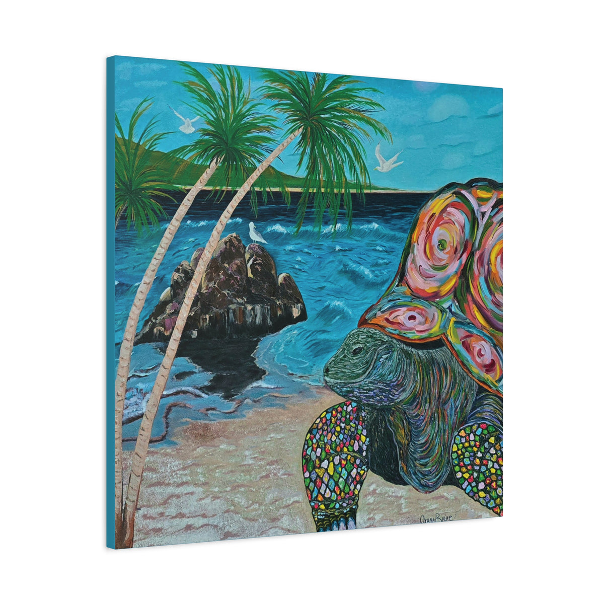 Canvas Print - HAPPY TURTLE