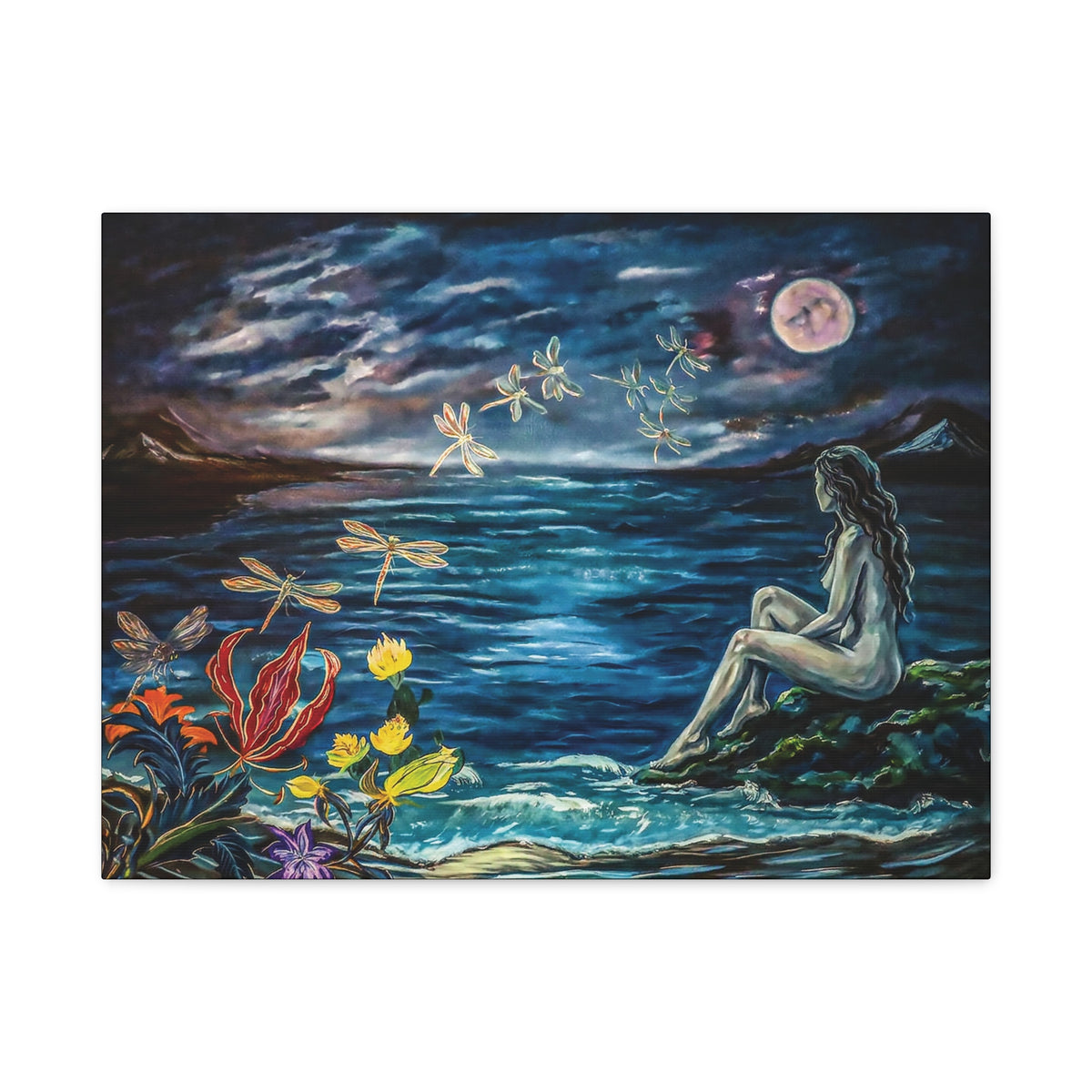 Canvas Print -MERMAID MOONLIGHT