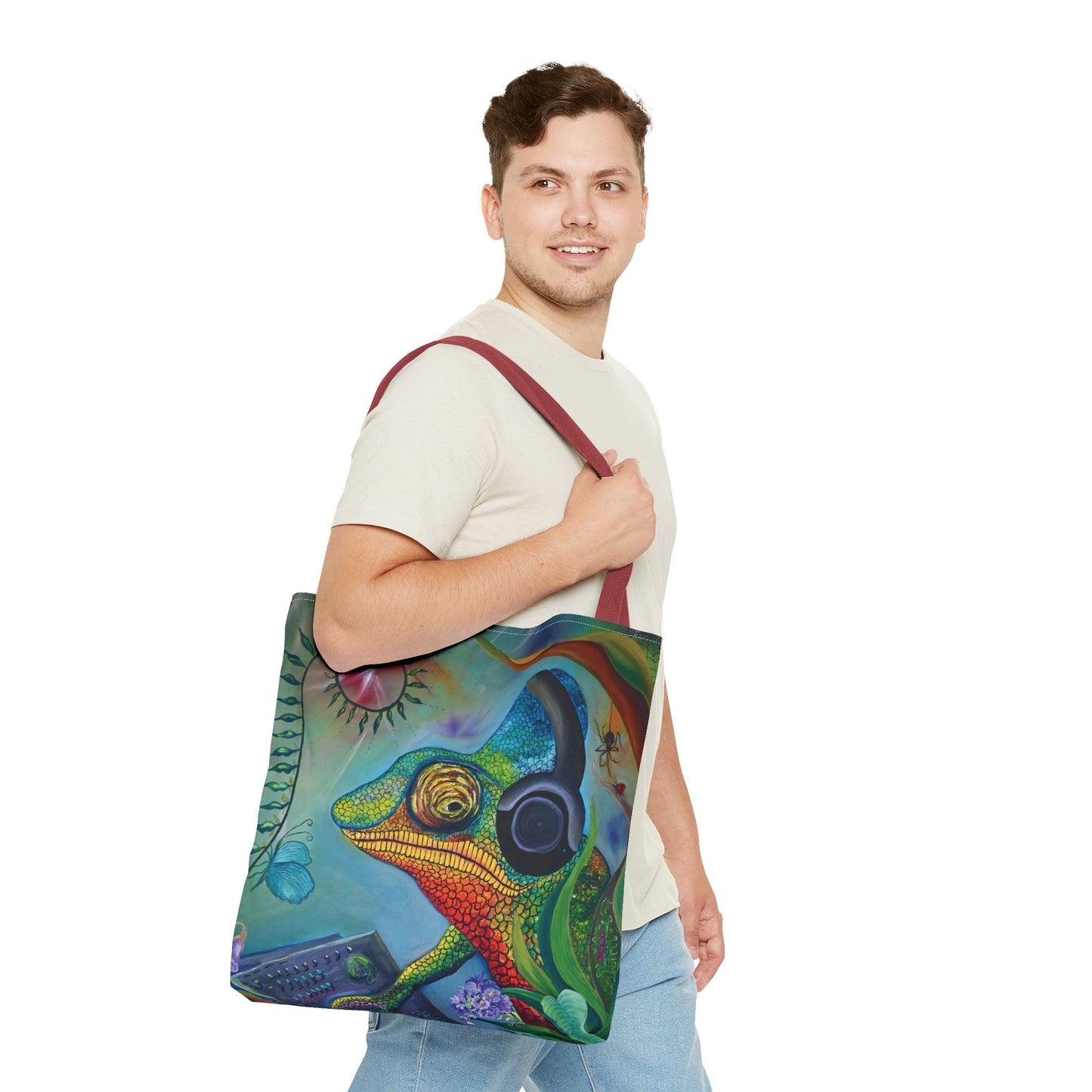 Chameleon's The Fearful Psyche Tote Bag (AOP)