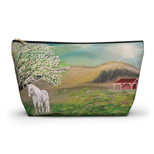 Equestrian-Themed Accessory Pouch