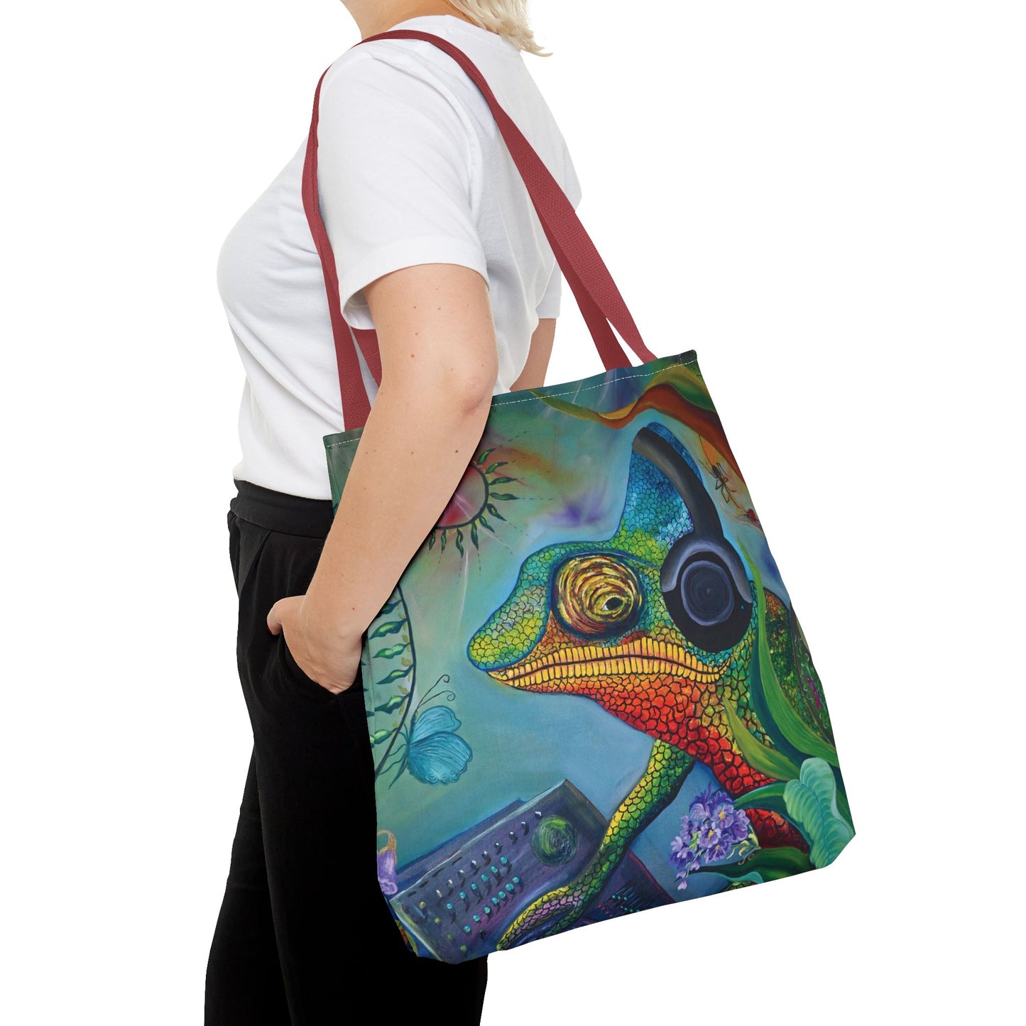 Chameleon's The Fearful Psyche Tote Bag (AOP)