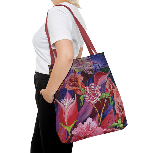 Nighttime Flowers Tote Bag