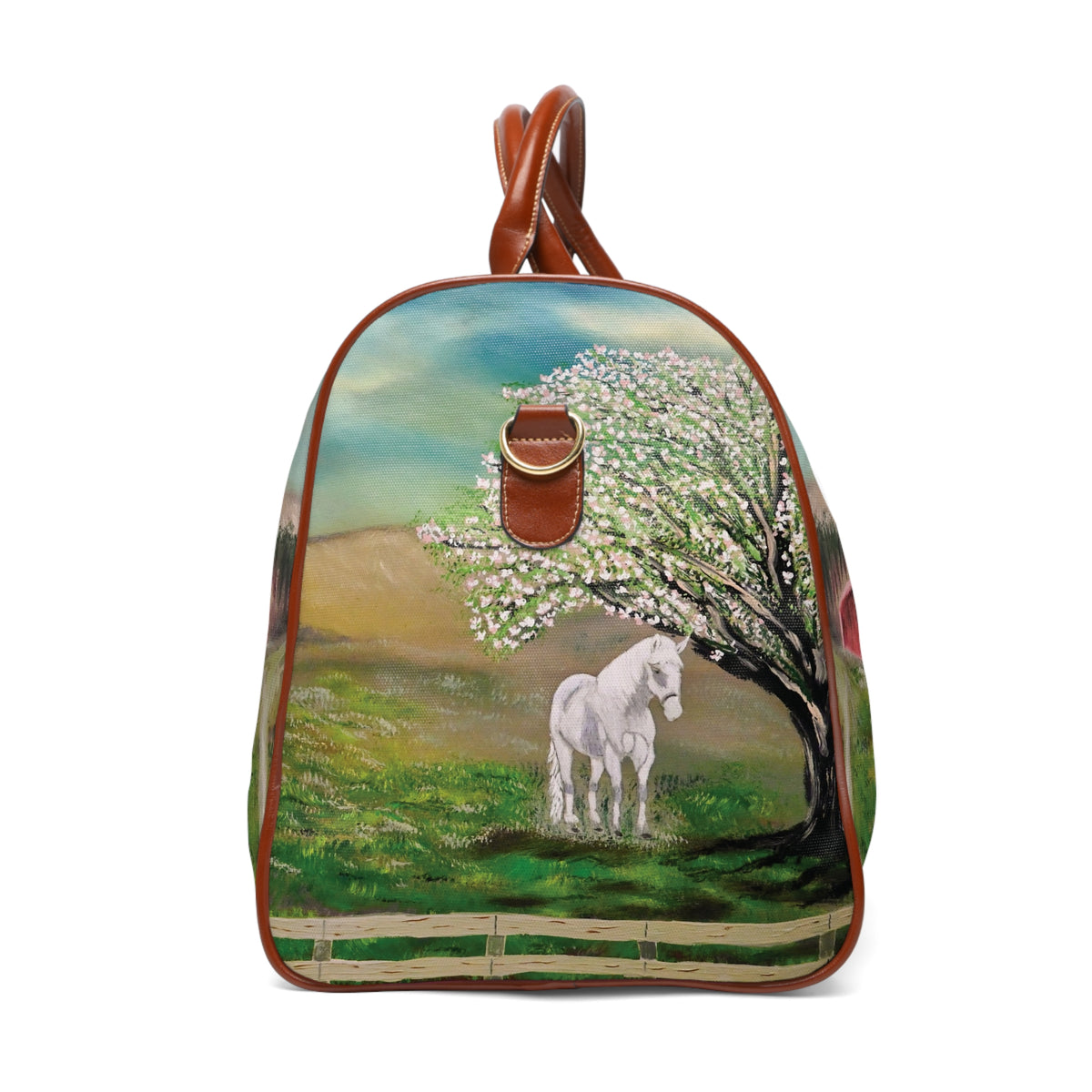 Horse & Ranch-Themed Duffel Travel Bag