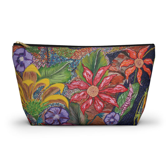 Floral  Accessory Pouch