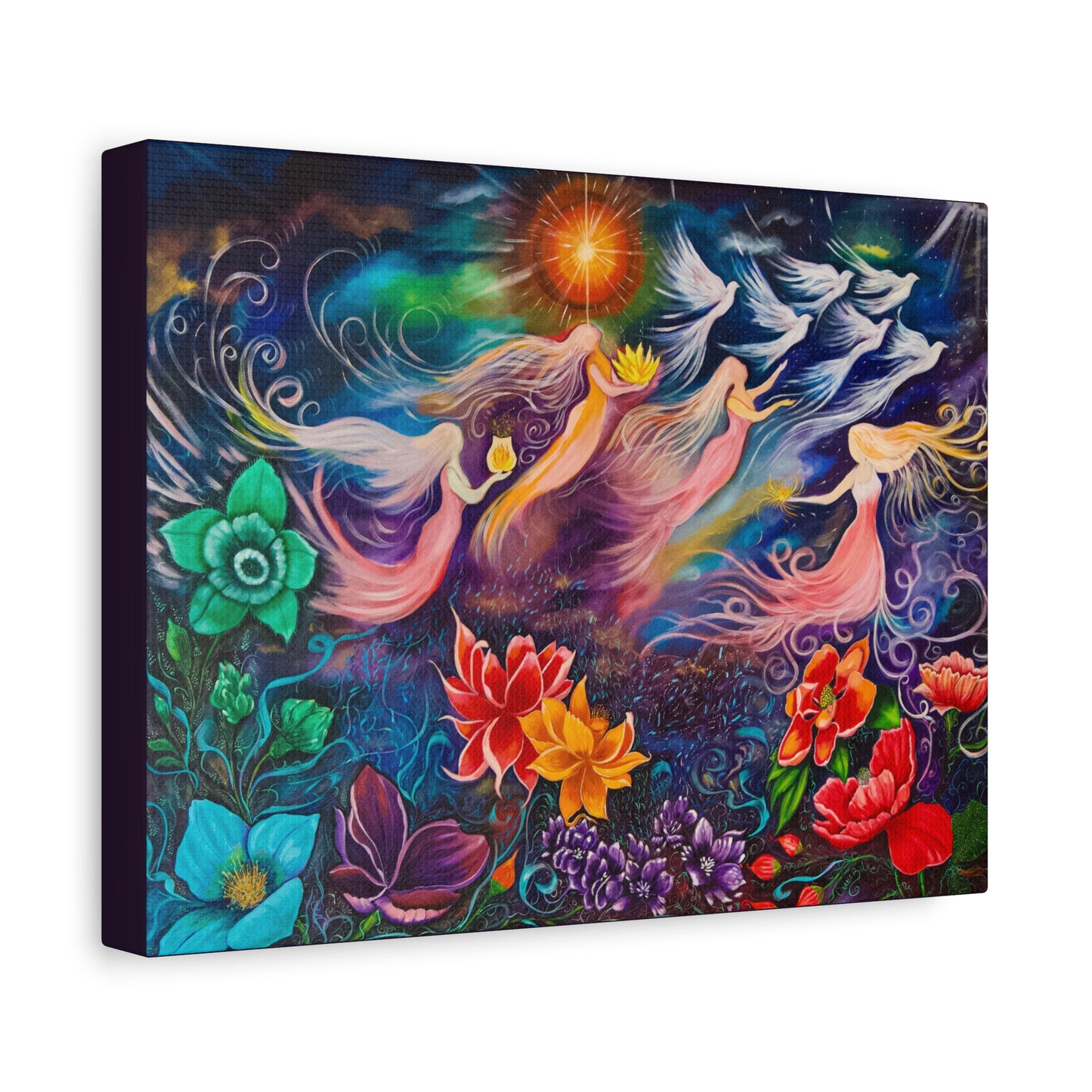 Canvas Print — She Who Carries the Sun