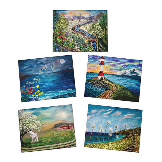 Beautiful Nature Greeting Cards (5-Pack)