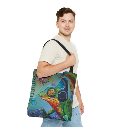 Chameleon's The Fearful Psyche Tote Bag (AOP)