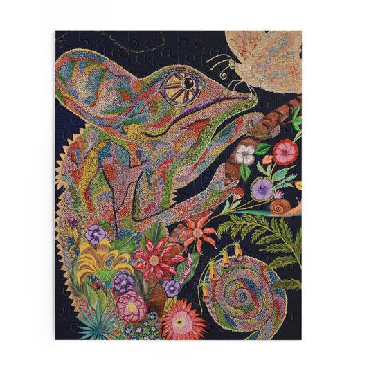 CHAMELEON AND BUTTERFLY Puzzle (120, 252, 500-Piece)
