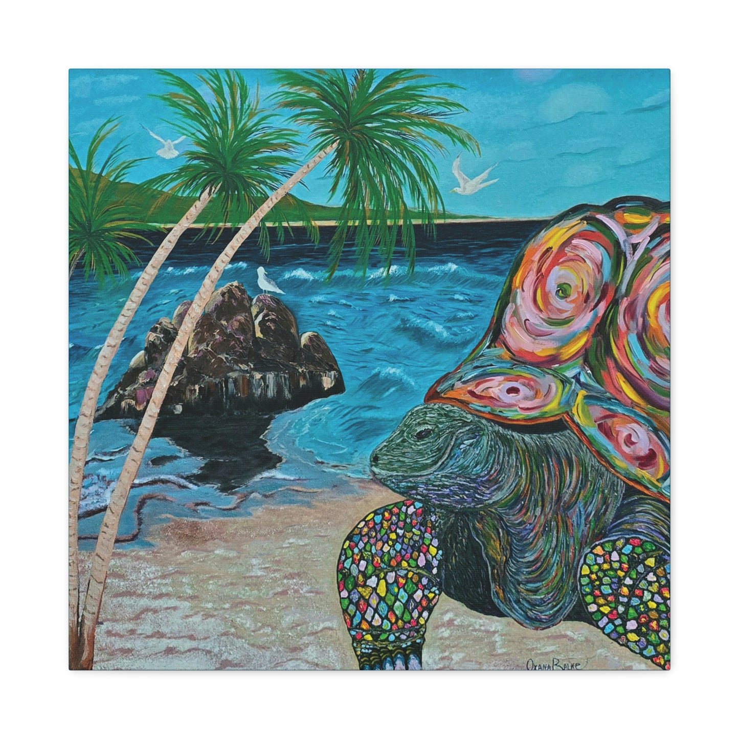 Canvas Print - HAPPY TURTLE