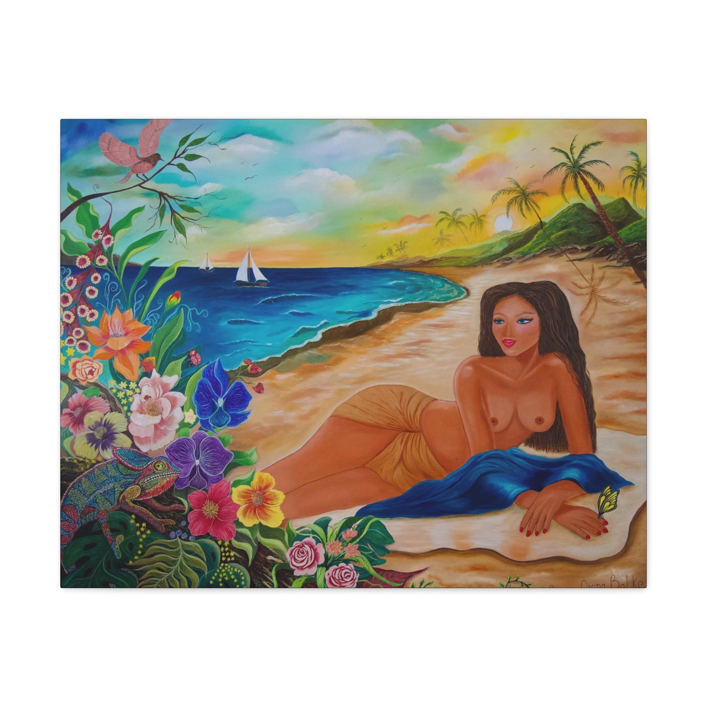 Canvas Print - THE ISLAND MUSE