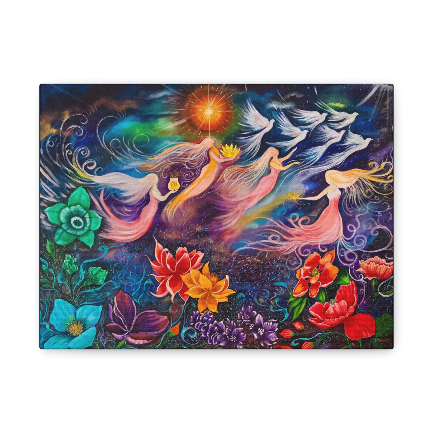 Canvas Print — She Who Carries the Sun