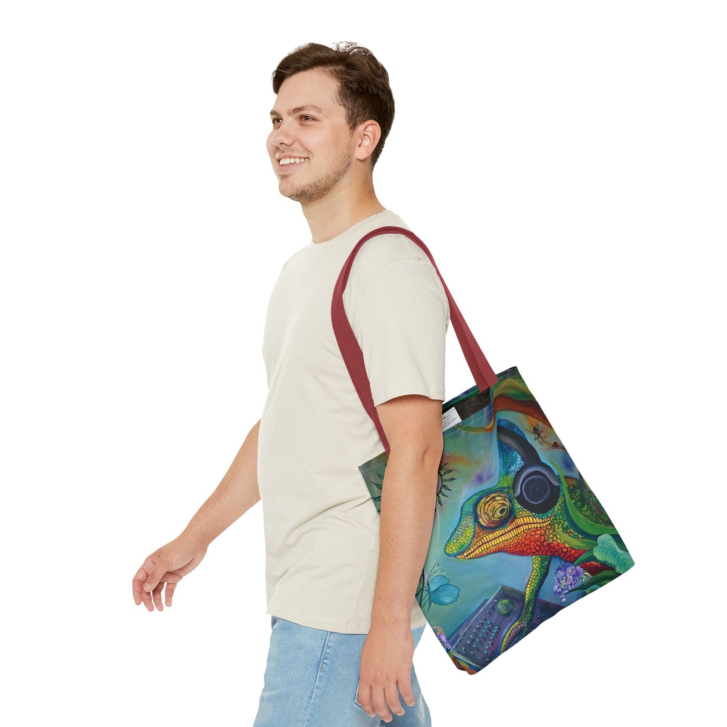 Chameleon's The Fearful Psyche Tote Bag (AOP)