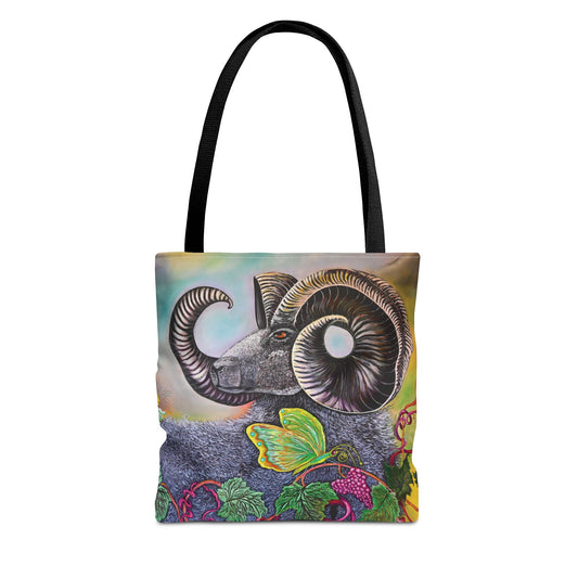 Artistic Ram Tote Bag