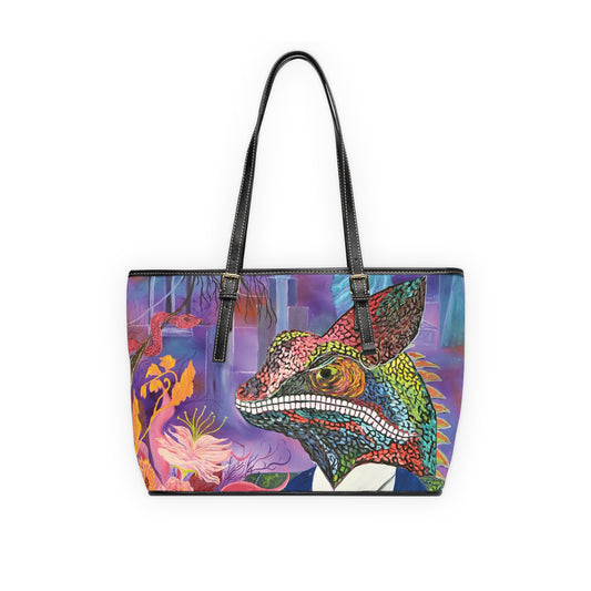 Chameleon Garden PU  Shoulder Bag
