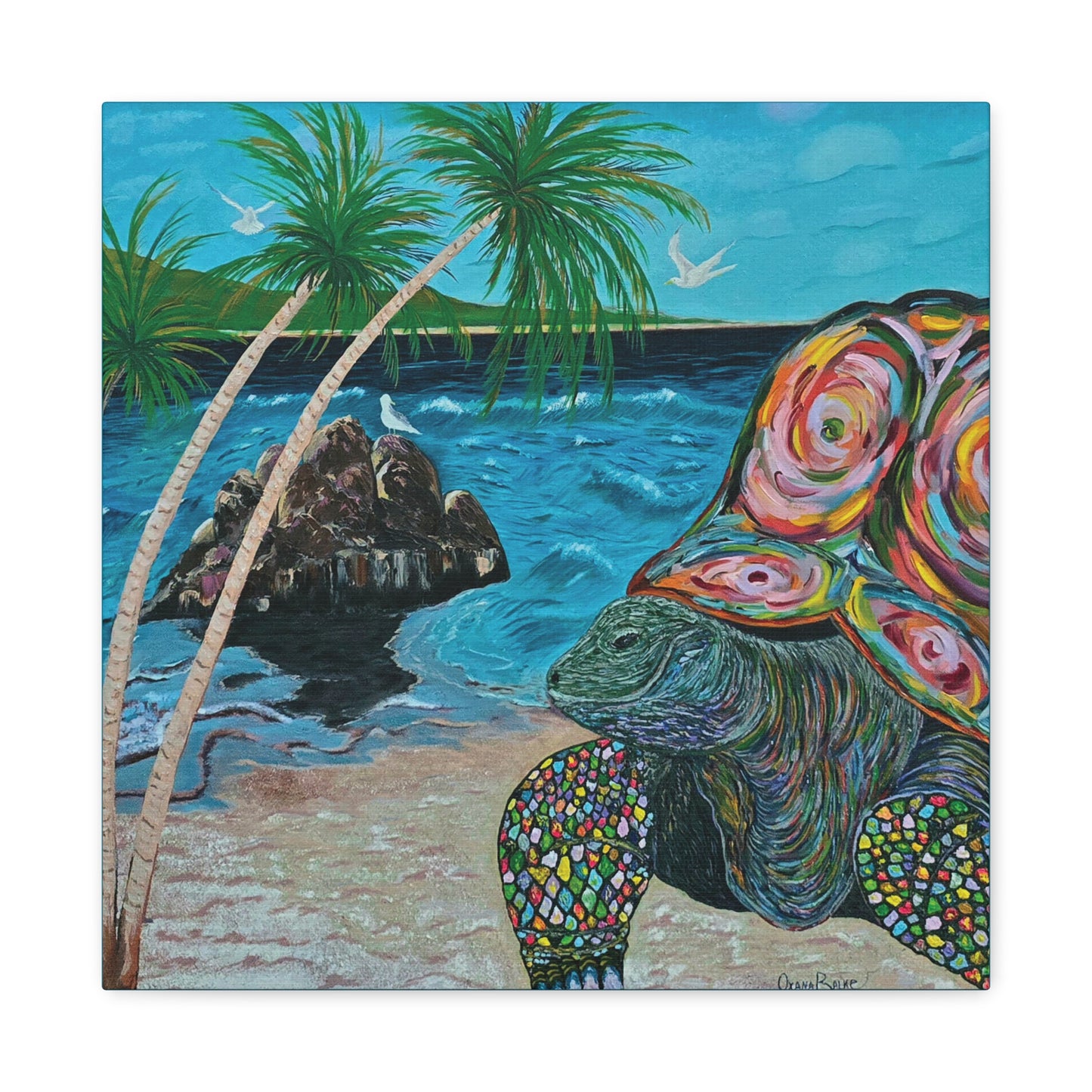 Canvas Print - HAPPY TURTLE