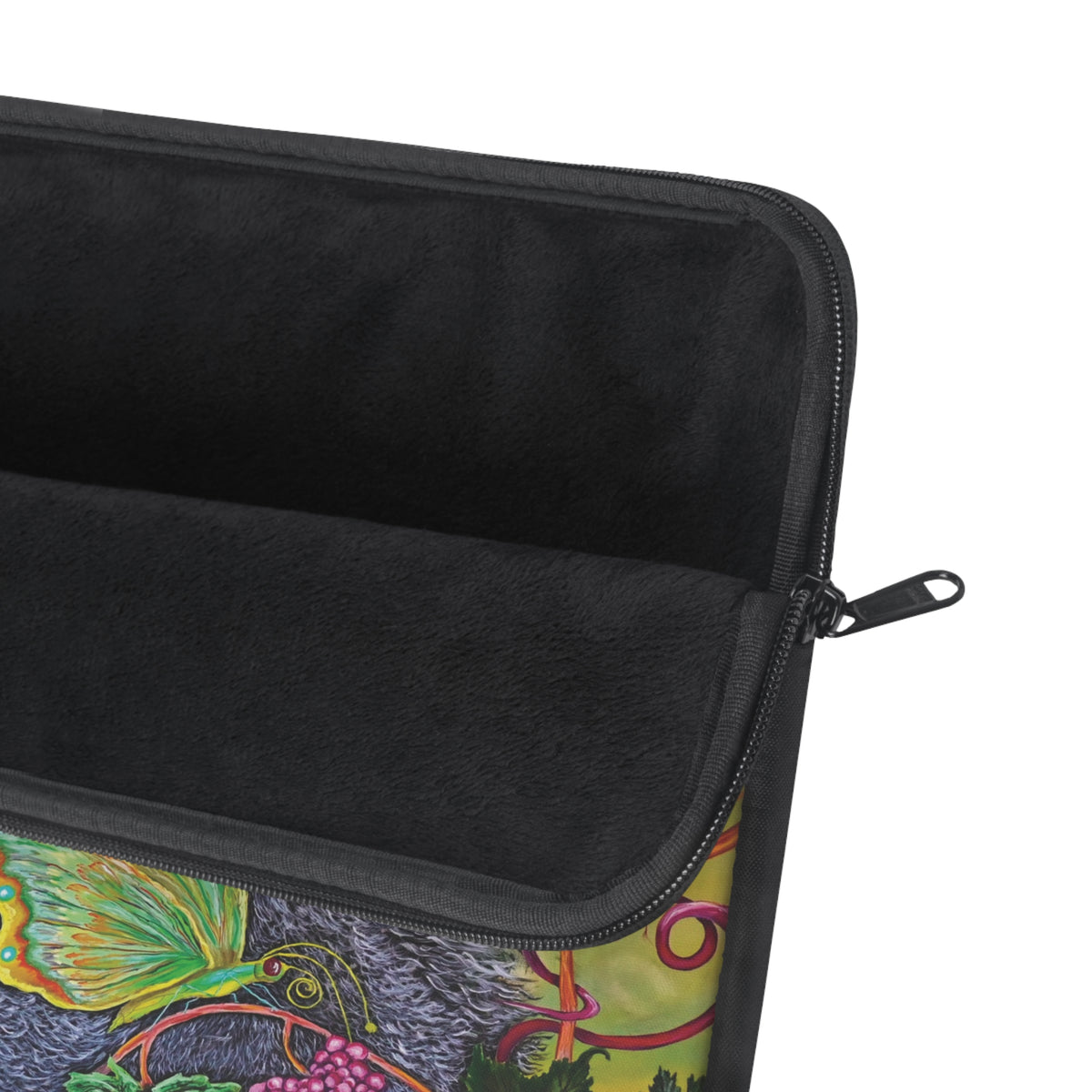 Colorful Ram Laptop Sleeve with Floral  and Butterfly